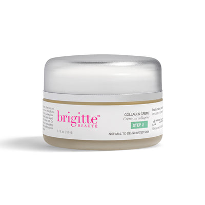 Collagen creme
A luxuriously rich Face cream, soothing shea butter-based formula for intensive moisture. Antioxidant vitamins A, C, and E. Skincare Concerns: Dry, Dehydrated.