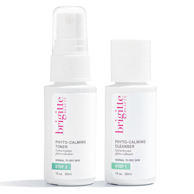 Your must-have Cleanse and Tone duo set containing natural Lavender and Chamomile extracts; suitable for all skin types